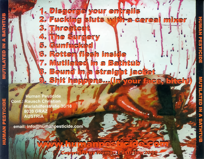 Human Pesticide – Mutilated In A Bathtub (CD)