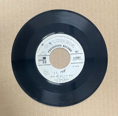 The Bon-Bons with Ray Conniff – The Kiss In Your Eyes / Love Me Or I’ll Die (7-Inch Vinyl, Single Promo Record, 4-40887)