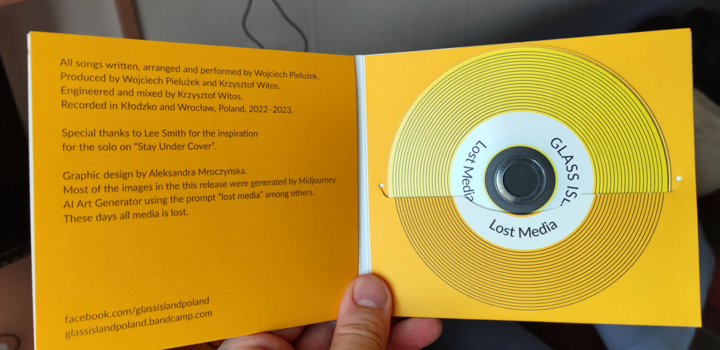 Lost Media – Glass Island (CD Ecopack edición firmada)
