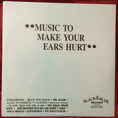 Various Artists – Music To Make Your Ears Hurt (GG Allin ~ Vinilo LP Compilado con Funda Azul)