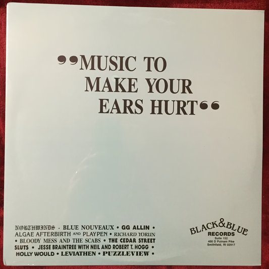 Various Artists – Music To Make Your Ears Hurt (GG Allin ~ Vinilo LP Compilado con Funda Azul)