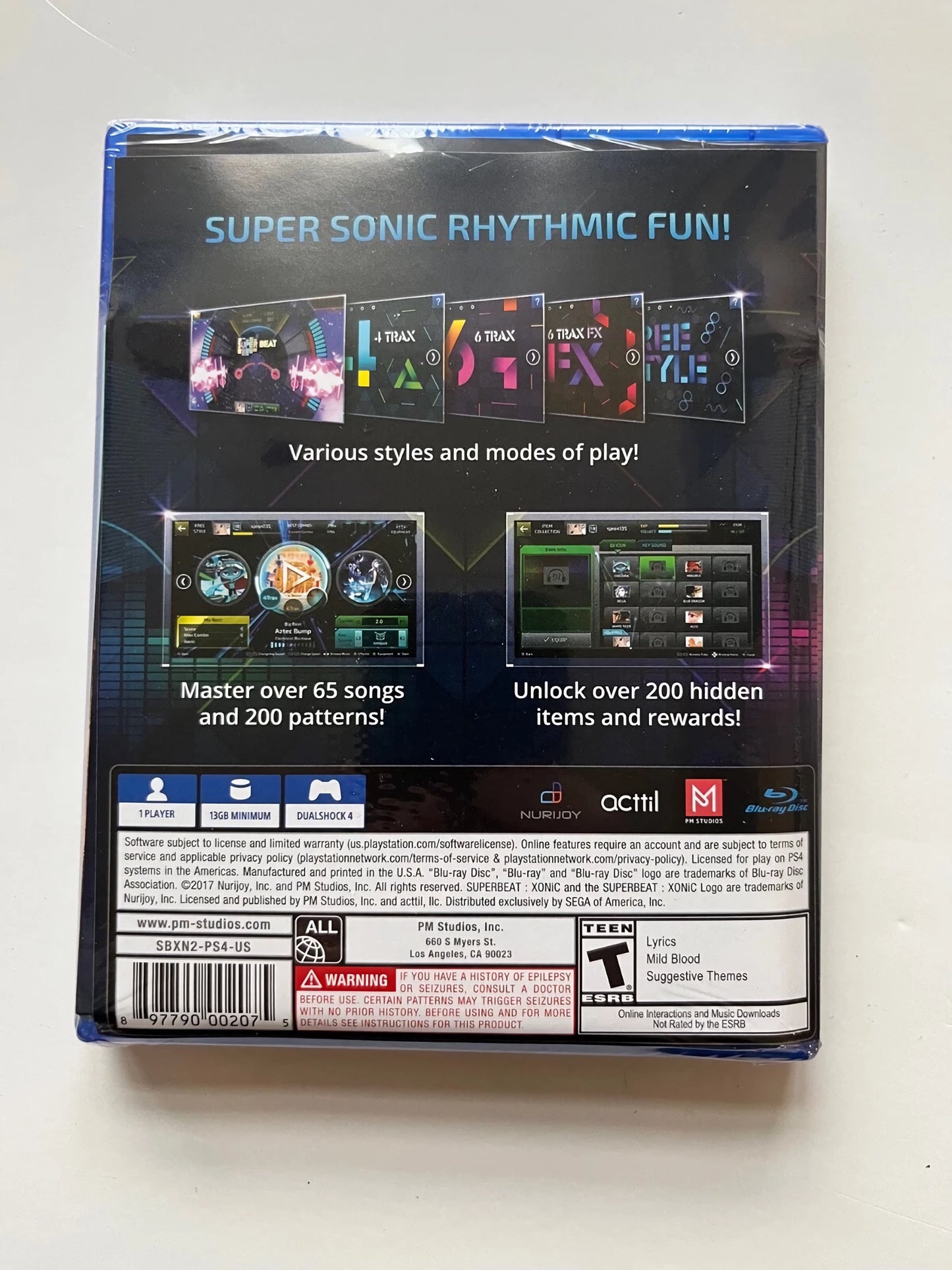 Superbeat Xonic PS4 Bonus Edition con 2 CD Soundtrack (Nuevo/Sellado)